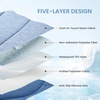 image:imageCozy Bliss Cute Shell Shape Cooling Mat for Small Dogs and Cats NonSlip Leakproof Washable Pet Cooling Mat for Hot Weather with QMax 05 Indoor and Outdoor Summer Pad Heather Haze Blue 27x30Haze Blue
