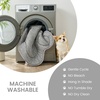 image:imageCozy Bliss Cute Shell Shape Cooling Mat for Small Dogs and Cats NonSlip Leakproof Washable Pet Cooling Mat for Hot Weather with QMax 05 Indoor and Outdoor Summer Pad Heather Haze Blue 27x30Charcoal Gray