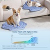 image:imageCozy Bliss Cute Shell Shape Cooling Mat for Small Dogs and Cats NonSlip Leakproof Washable Pet Cooling Mat for Hot Weather with QMax 05 Indoor and Outdoor Summer Pad Heather Haze Blue 27x30Haze Blue