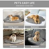 image:imageCozy Bliss Cute Shell Shape Cooling Mat for Small Dogs and Cats NonSlip Leakproof Washable Pet Cooling Mat for Hot Weather with QMax 05 Indoor and Outdoor Summer Pad Heather Haze Blue 27x30Charcoal Gray
