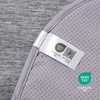 image:imageCozy Bliss Cute Shell Shape Cooling Mat for Small Dogs and Cats NonSlip Leakproof Washable Pet Cooling Mat for Hot Weather with QMax 05 Indoor and Outdoor Summer Pad Heather Haze Blue 27x30Charcoal Gray