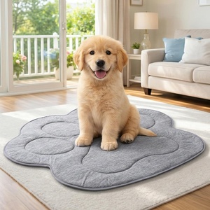 image:imageCozy Bliss Cute Shell Shape Cooling Mat for Small Dogs and Cats NonSlip Leakproof Washable Pet Cooling Mat for Hot Weather with QMax 05 Indoor and Outdoor Summer Pad Heather Haze Blue 27x30Charcoal Gray